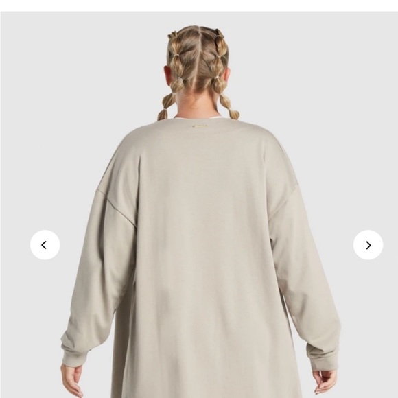 Gymshark X Whitney Simmons Oversized Robe - Colour Mink - Size Small - Picture 2 of 7